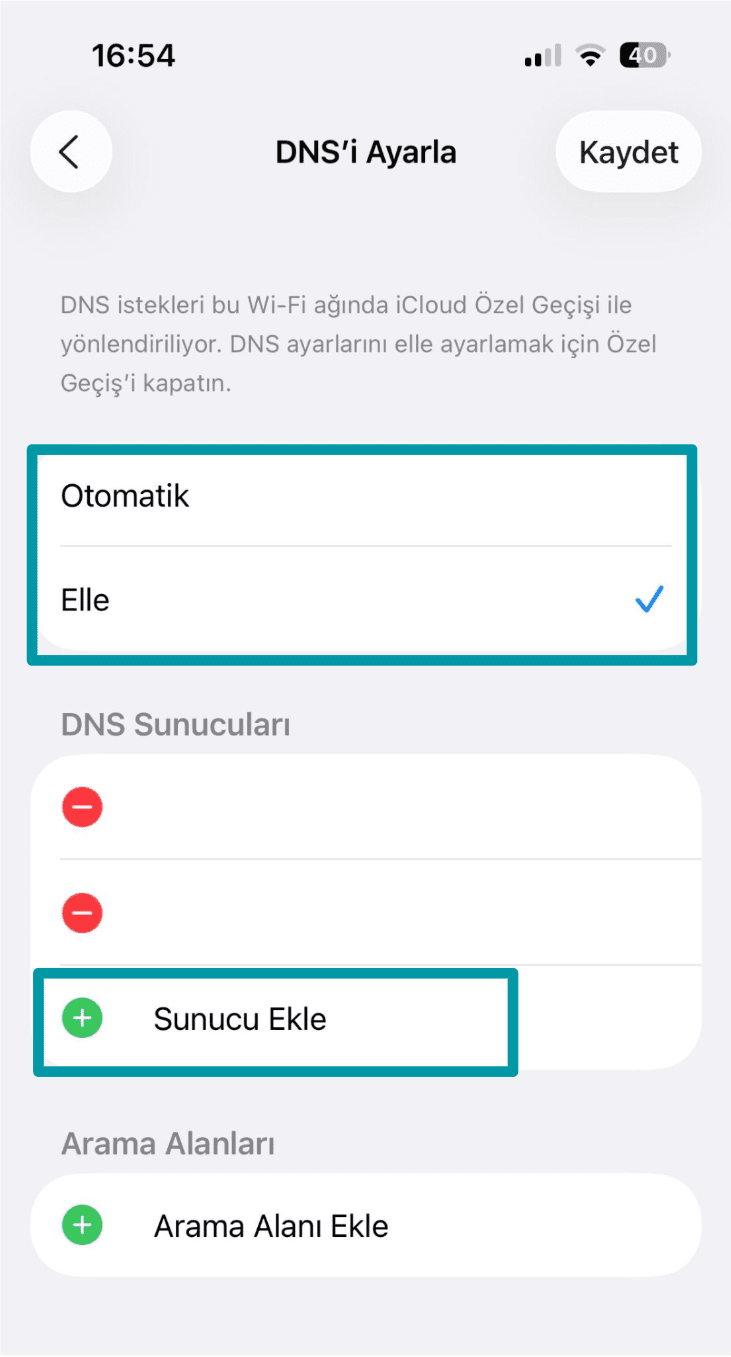 Change The Settings Tr