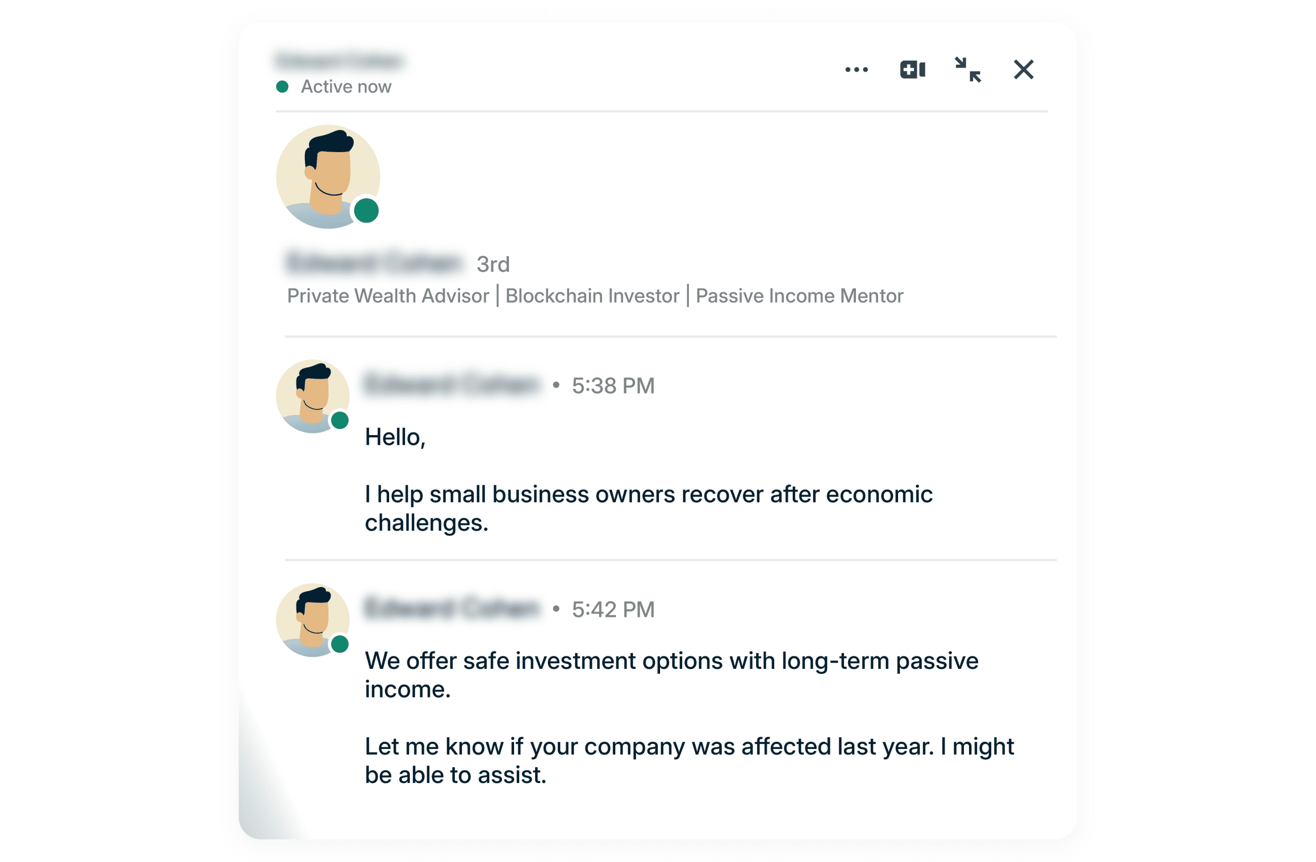 LinkedIn scammers may pose as trustworthy investors to get your money.