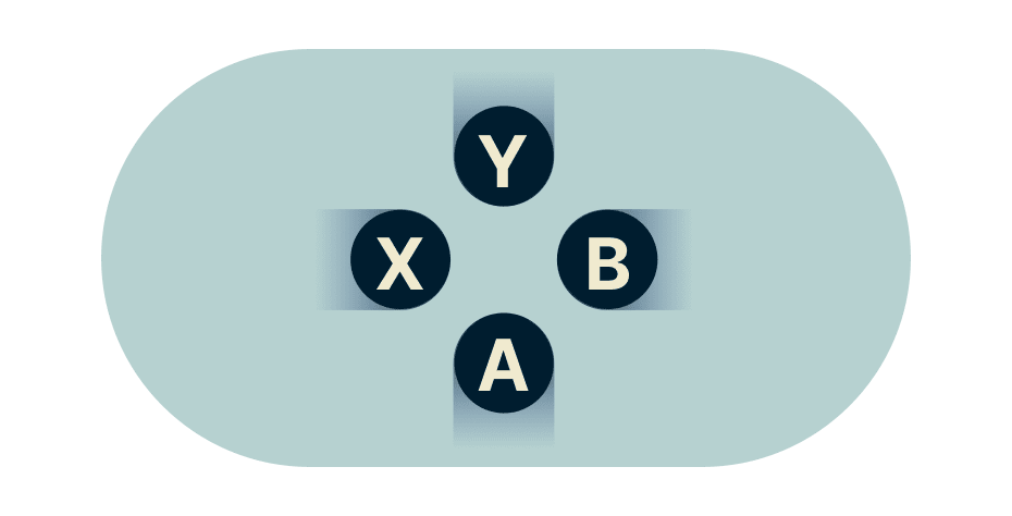 Botões de videojogos.