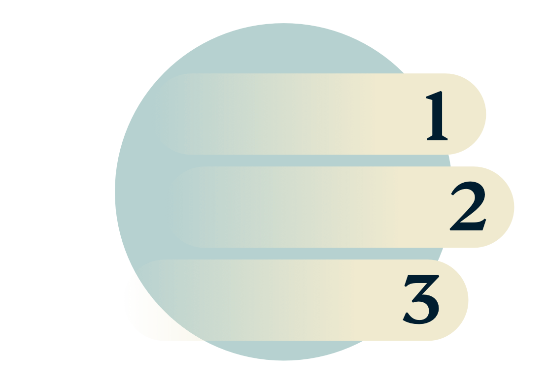 Easy as 1-2-3 Setup. 