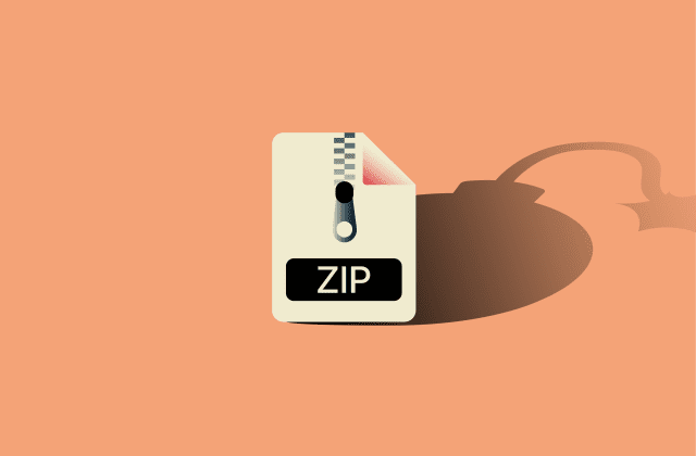 What is a zip bomb, and how can it harm your system?