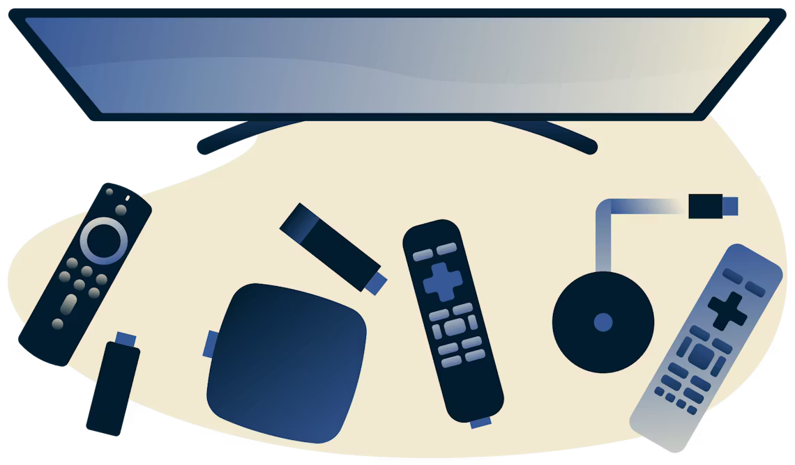 Android TV VPN för skärmspegling och casting.