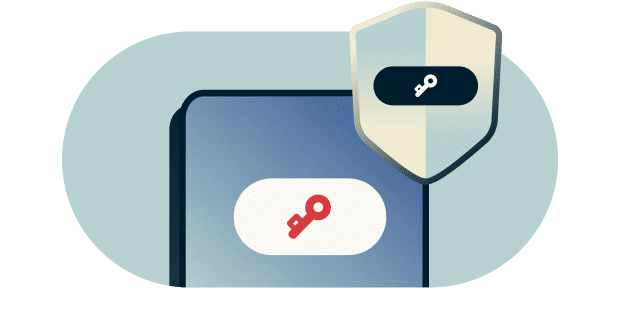 Låst kassaskåp med lösenordsfält.